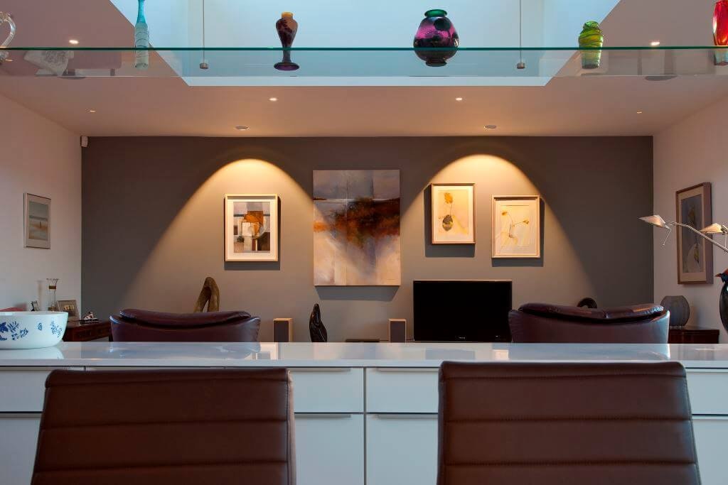 lighting to showcase art