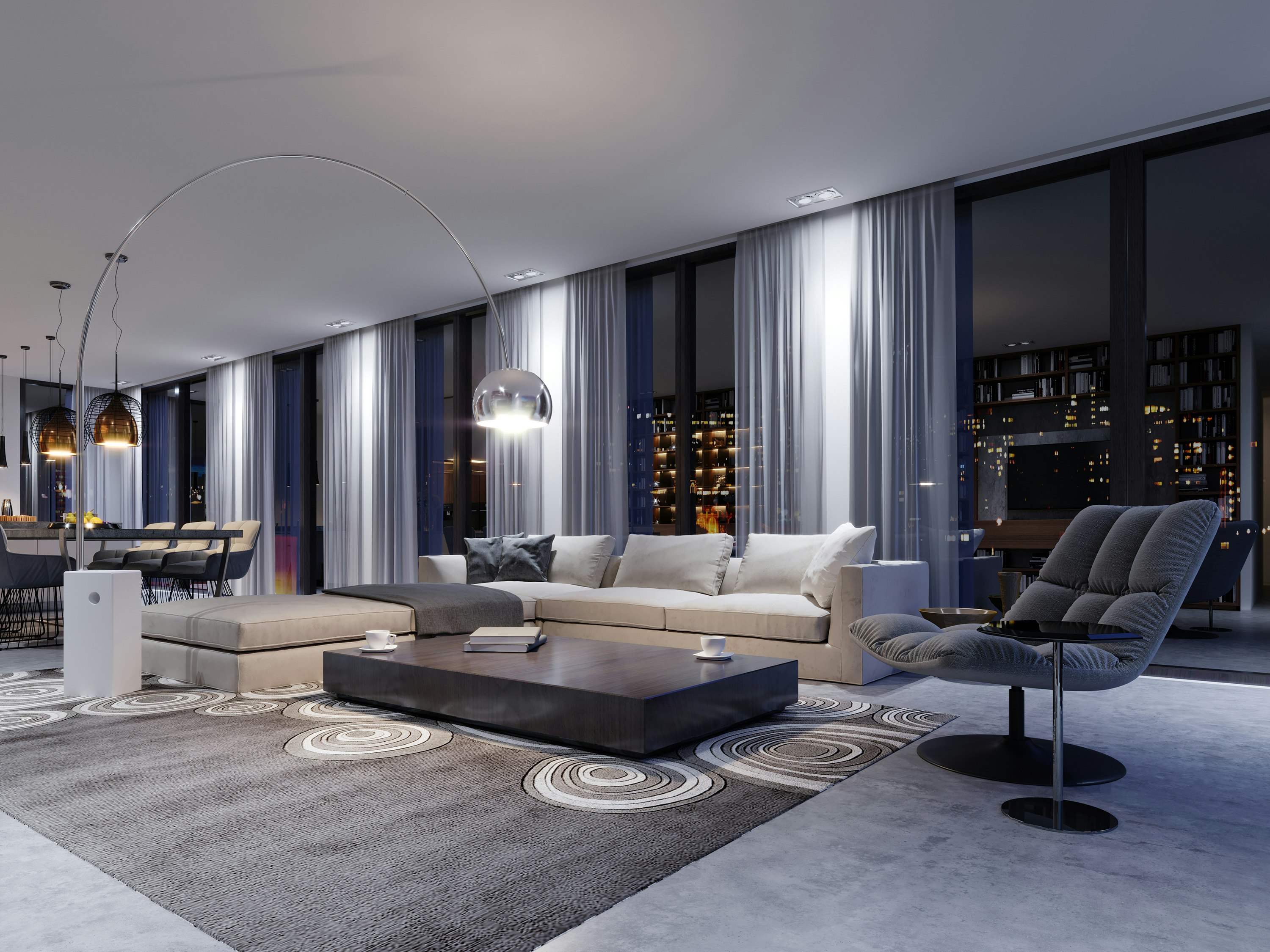 Interior design lighting