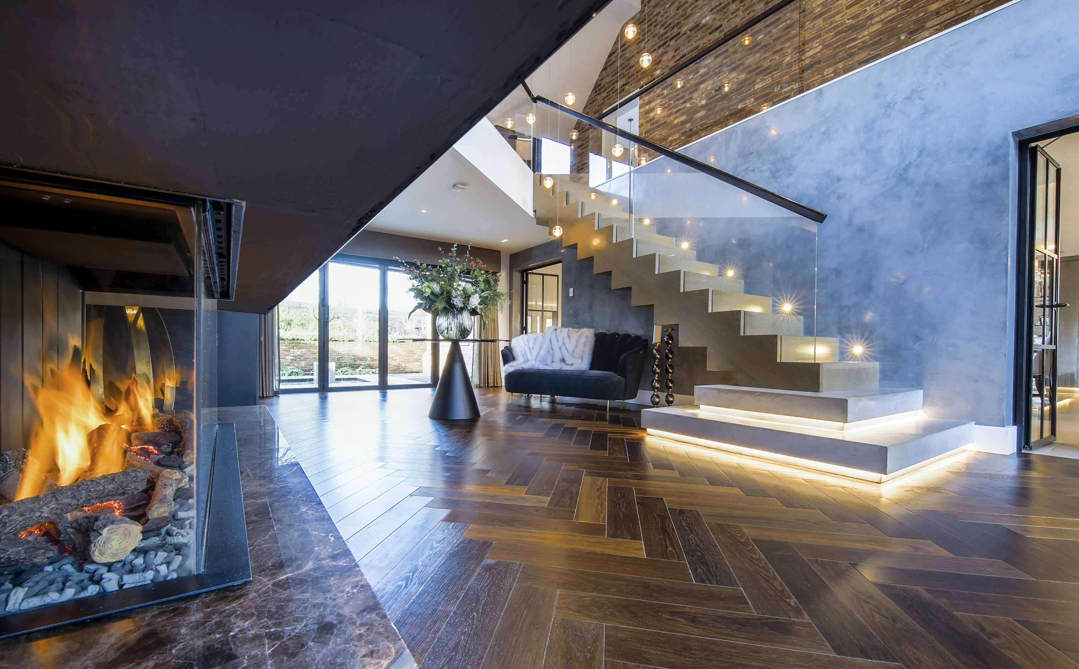 Lighting design for stairway