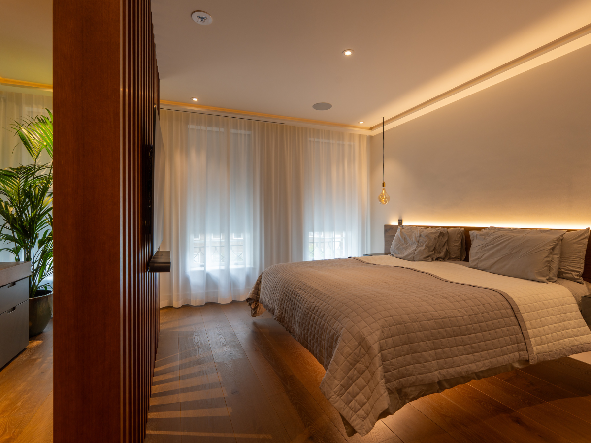 concealed track curtain rail