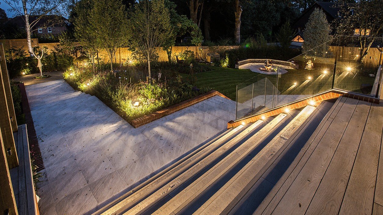 landscape path lighting spacing